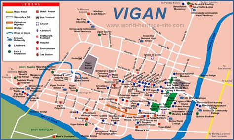 map of vigan city ilocos sur